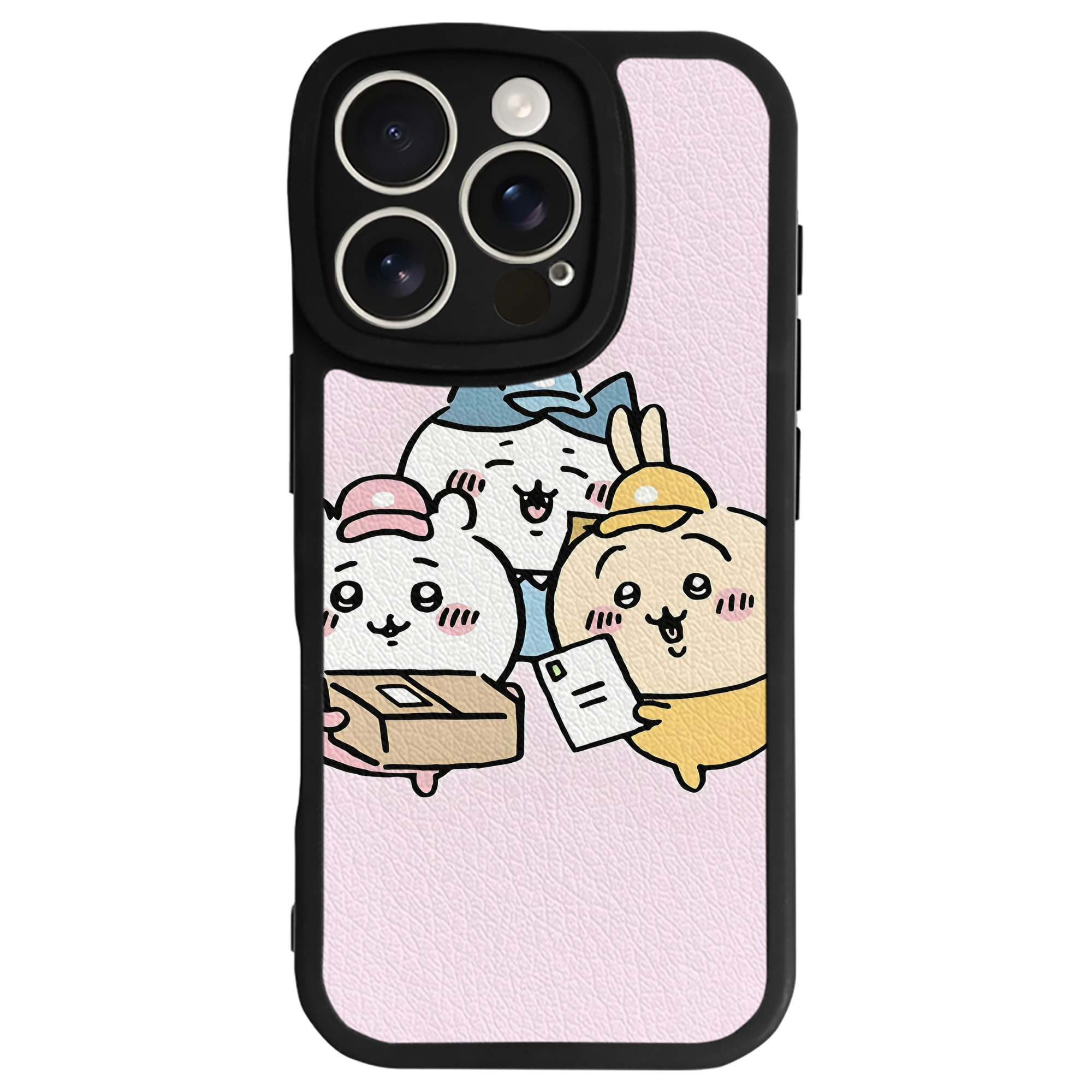 （画像用） ちいかわ Chii-kawa 【iPhone 16シリーズ対応】シリコンスマホケース（レザー調） 材質：シリコン